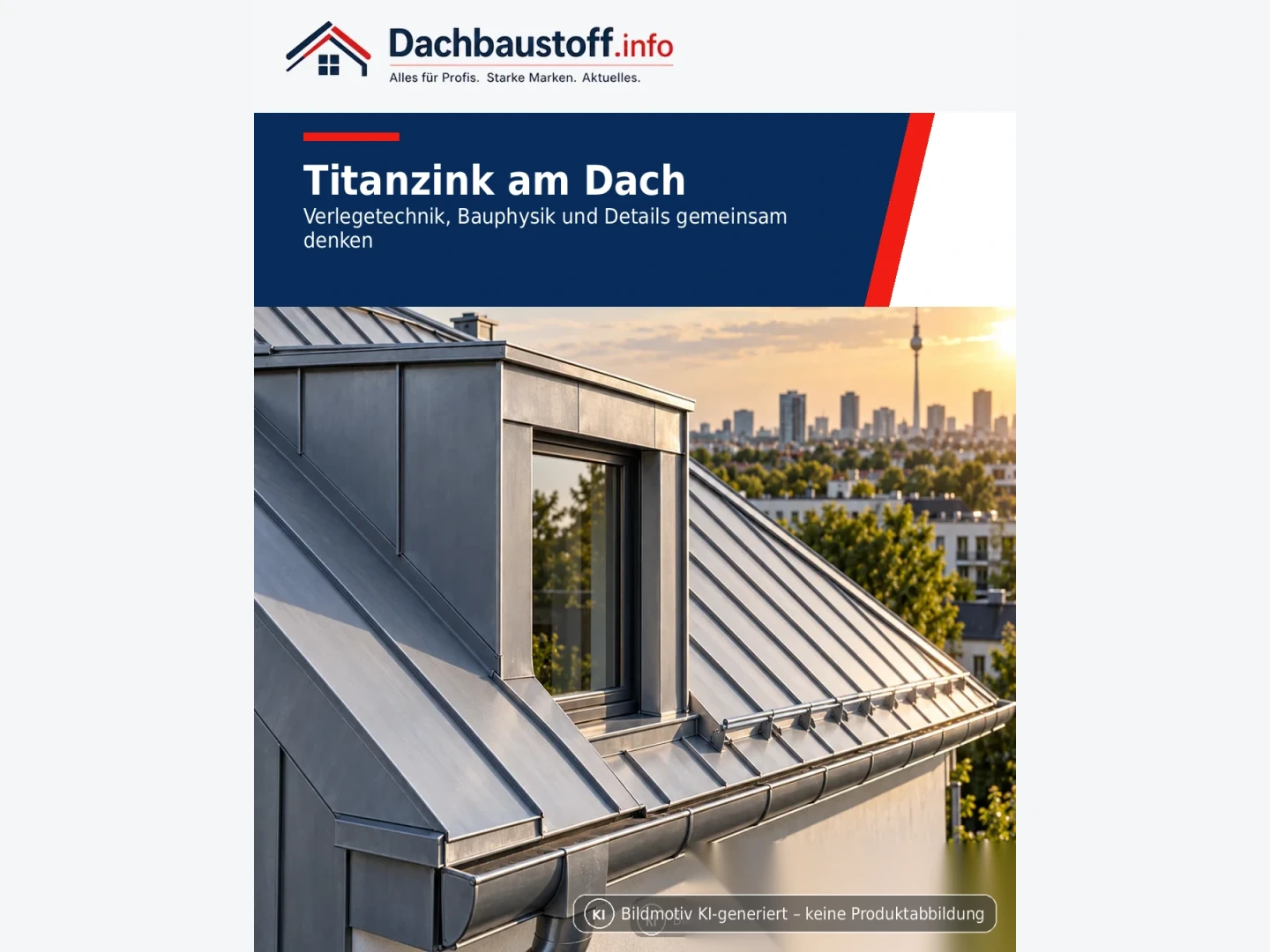 Titanzink am Dach: Verlegetechnik, Bauphysik und Detailgestaltung gemeinsam denken