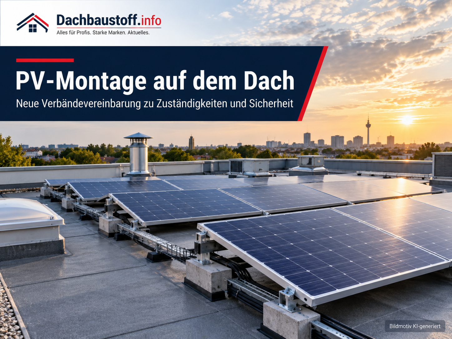 PV-Montage auf dem Dach: Neue Verbändevereinbarung regelt Zuständigkeiten und Sicherheit